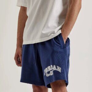 Nike Jordan MVP Men's 7" French Terry Shorts Training Gym Workout Navy